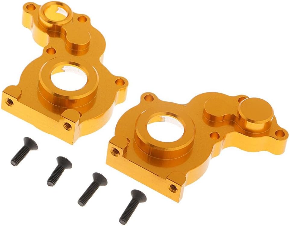 SCX10 Aluminum Transmission Housing for 1/10 Car Model, Orange
