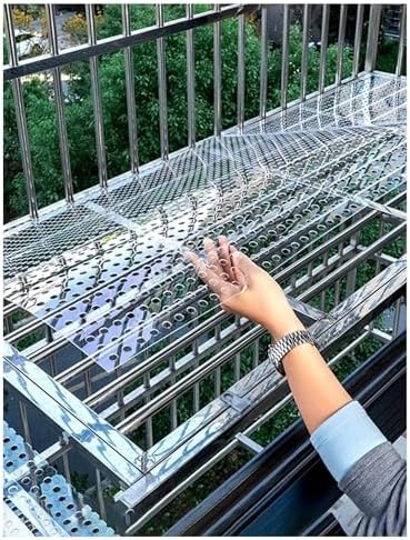 10mm Hole Perforated Plastic Sheet, Transparent PC Mesh Screen for Decorative Guardrails & Flower Stands, 40x100cm | Versatile Outdoor & Indoor Use