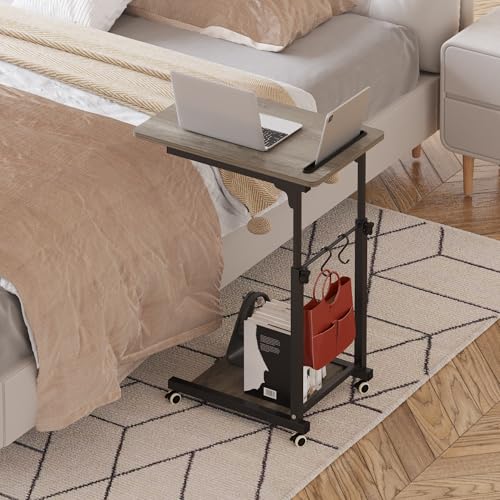 Mesa de cama de altura ajustable para evitar dolores de espalda al teletrabajar 4