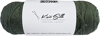 Knitsilk 100% Merino Wool Yarn | 200+ Yards| 100gx2 Count |200 Grams |Handcrafted Material for Knitting, Crocheting & Weaving| Pack of 2