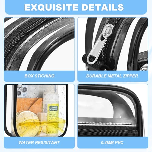 Clear Bag for Stadium Events - Small Purse, Mini Sport Fan Handbag for Concert, Work, Travel4