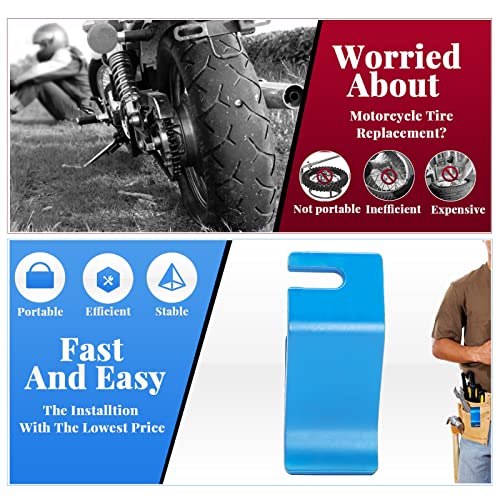 Motobee Tire Change Install Tool For Motorcycle, Off-Road Tire Replacement Tool For Dirt Bike, Tire Changing Tool For Motorcycle, 1 Pack, Blue #TOP3