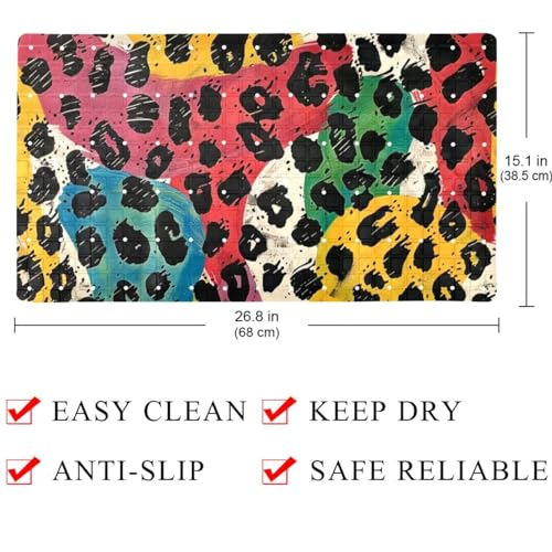 Tapis de bain séchage rapide à ventouses et drainage optimal - 5