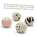 Ipetboom Non-Harmful 5cm Canvas Cat Toys Ball Interactive Toy for Kitten 4 Pack Cat Scratch Board Kitten Scratch Board Keep Cat Entertained