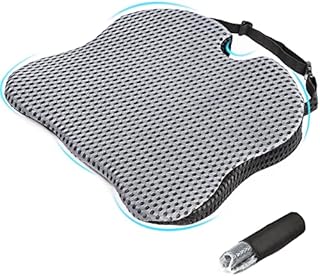 Humberto Car Seat Cushion for Tailbone Pain Relief, Sciatica Coccyx - Wedge Seat Cushion for Car Seat Driver, Orthopedic Seat Cushion & High Resilience Memory Foam, Fit for Office Chair & Wheelchair