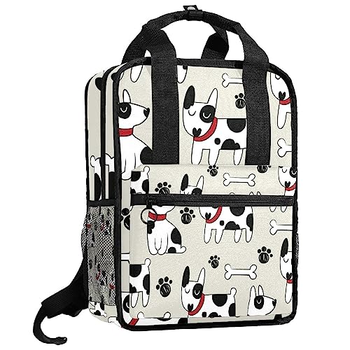 Sac à dos garçons dalmatien réglable pour soulager le dos des écoliers