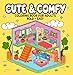 Cute & Comfy Coloring Book for Adults - Bold Easy - Livro de Colorir Adulto