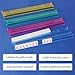 GUSTARIA Mahjong All-in-One Tile Rack & Pusher, Clear Acrylic Mahjong Rack and Pusher Combo, Modern American Mahjong Tile Racks, Set of 4, Multi Color