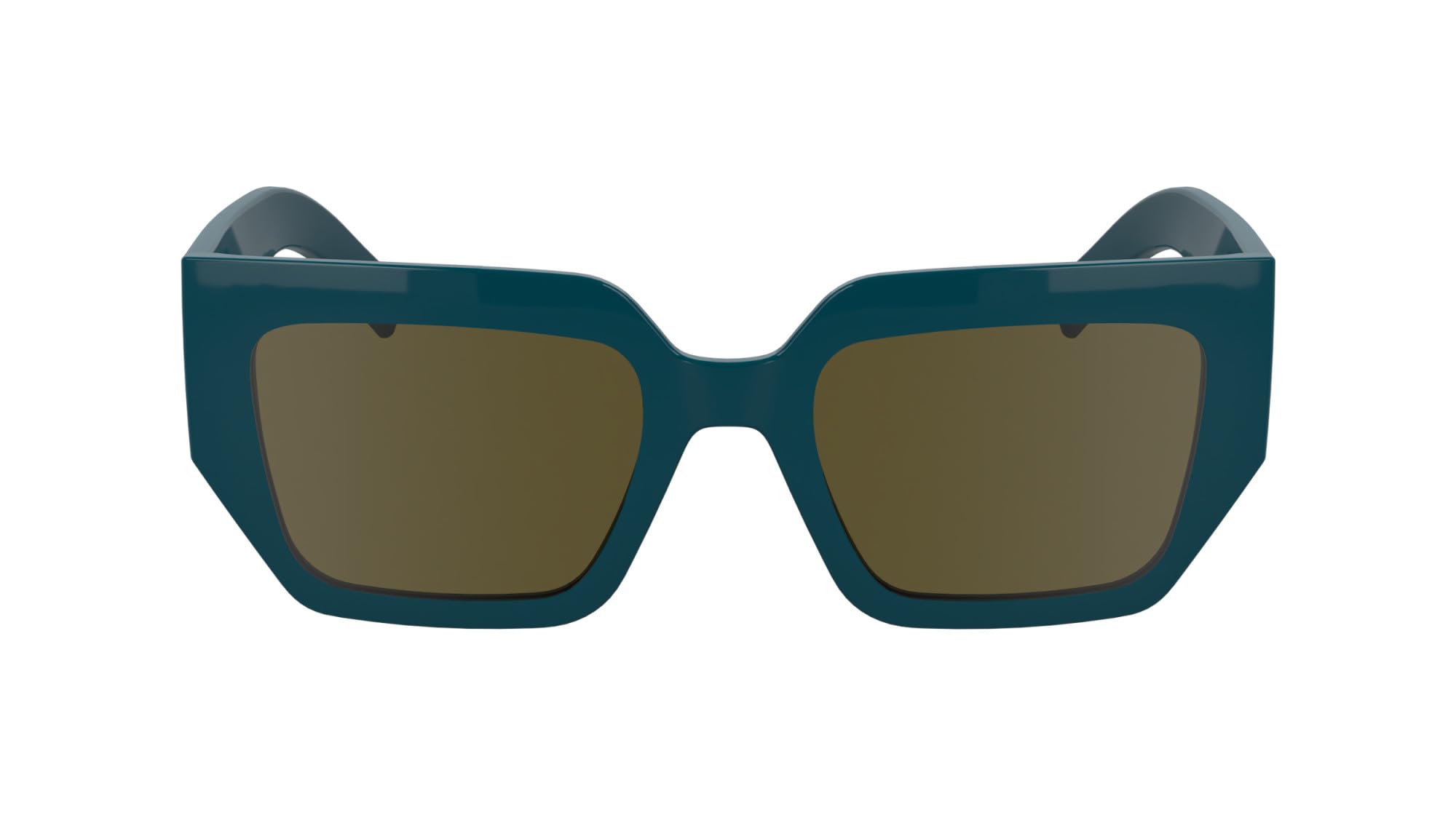 KARL LAGERFELD Women's Sunglasses KL6166S - Petrol with Solid Ochre Lens