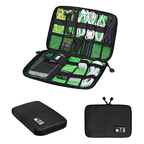 Cable Organizer Case Universal Carry Travel Organizer Bag Electronics Accessories Bag for USB Cable Hard Drive Memory Card Power Cord Battery Charger Cover