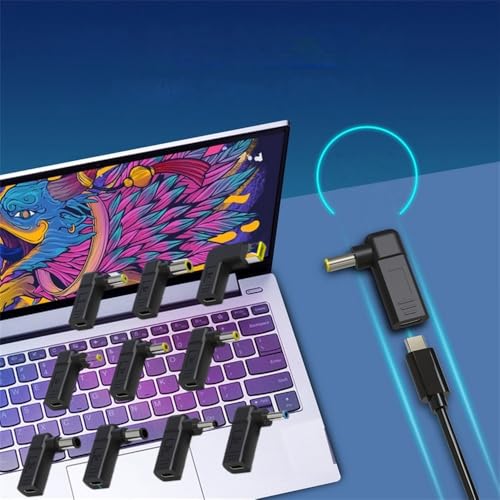 For Type C to laptop charging connector adapter for laptop USB C to DC charging converter connector
