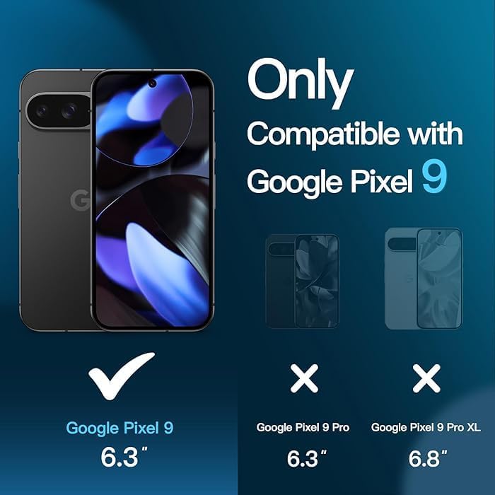 Image of PreCure - Camera Lens Protector for Google Pixel 9 [1-Pack], Ultra-Clear Tempered Glass, Scratch-Resistant, Anti-Fingerprint, Bubble-Free Easy Installation