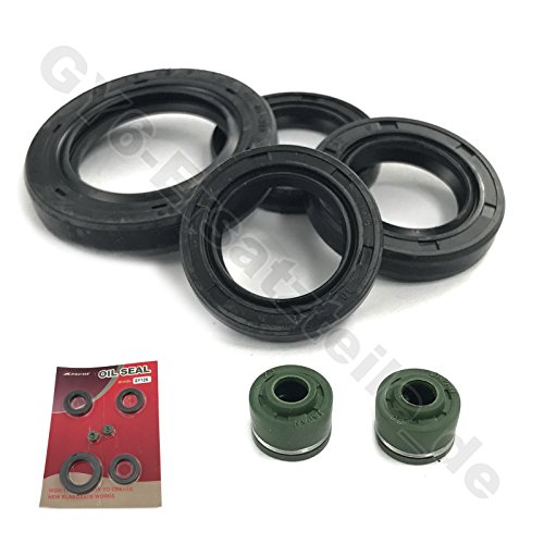 OIL SEAL OIL SHAFT RING SEAL 6 PIECE SET 50-125-150CC GY6 CHINESE SCOOTER MOPED ATV STROKE TAOTAO JONWAY BMS PEACE ROKETA ZNEN PEACE JMSTAR SUNL VIP BENZHOU BAJA YIBEN WOLF SCHWINN JCL