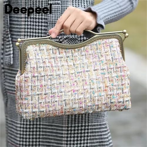 Fermoir baiser en métal rétro or clair 20.5cm pour sac à main DIY - 6