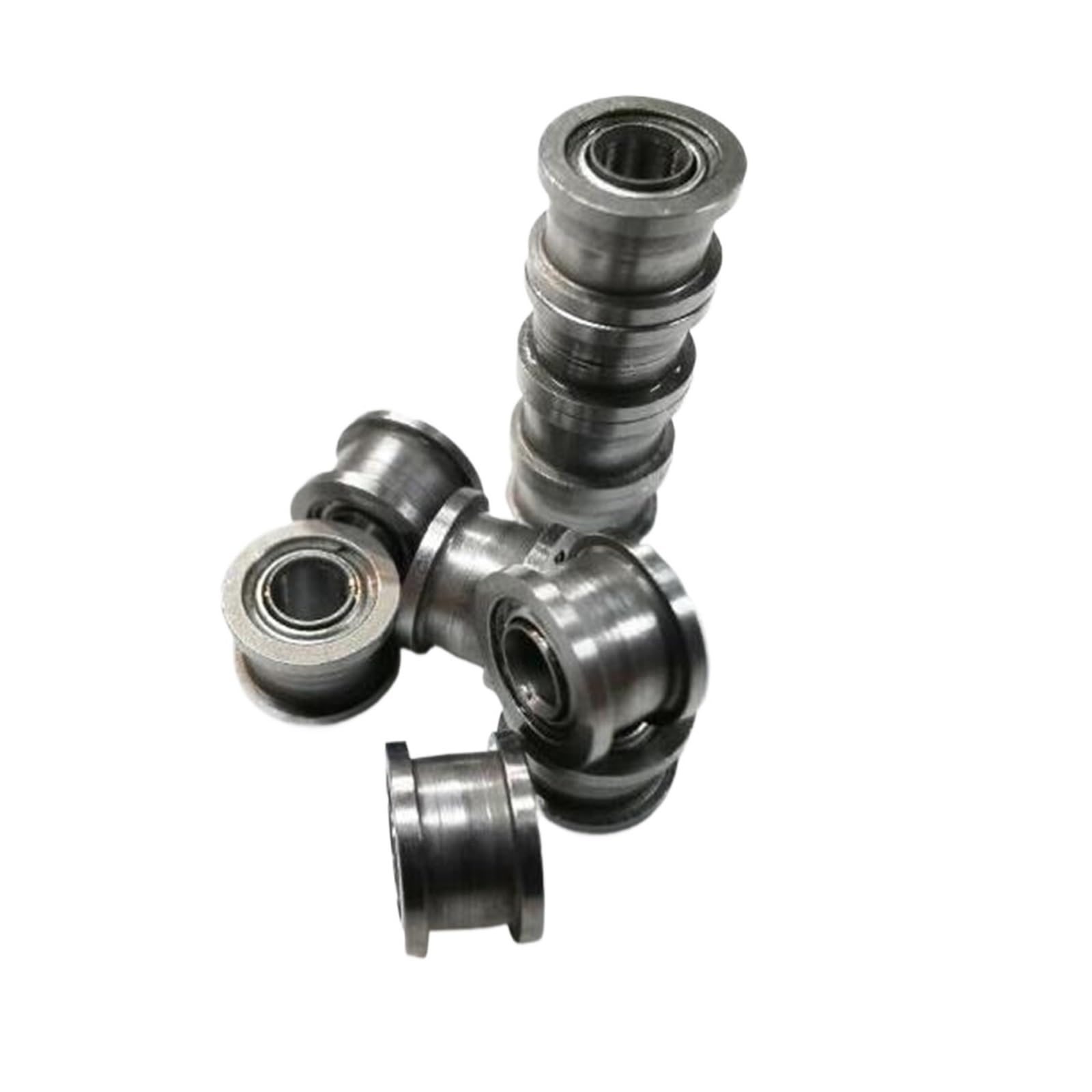 Cojinete de extremo de varilla esférico 10PCS FFR133ZZ 3/32x3/16x3/32quot;Rodamientos de bolas en miniatura de 2,38 mm x 4,9 mm x 3,8 mm Rodamientos de doble brida de acero cromado