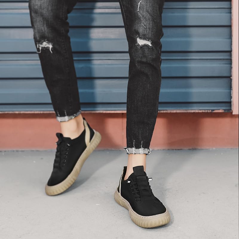 Summer Casual Outdoor Low Top Men Shoes Canvas Slip-on Breathable Non-Slip Lightweight Comfort Travel Sport Jogging Shoes - Image 2