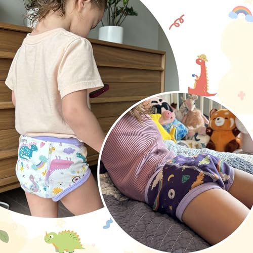 Image of MooMoo Baby Cotton Training Underwear for Boys and Girs 2T-6T,4pk
