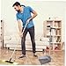 FRCOLOR 1set Handheld Broom and Dustpan Set with Handle Heavy Duty Cleaning Tool for Home Office Kitchen and Lobby Hair Cleaning Broom and Dustpan