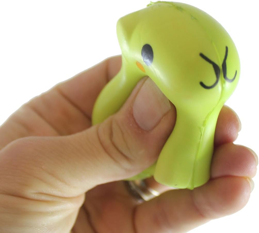 24 Mini Capybara Slow Rise Squishy Toys - Memory Foam Spongy Stress Fidget Ball - Memory Foam Party Favors, Fidgets, Prizes, OT (Random Colors) (Bulk - 24 (2 Dozen))