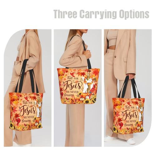 Bible Tote Bags For Women Christian Tote Bags For Women Religious Shoulder Bag Scripture Reusable Grocery Bag4