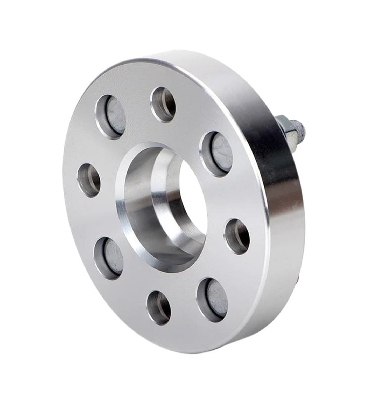 D'entretoise Roue Entretoises Adaptateur d'entretoise roue PCD 4x100 alésage central 56,6 mm 15/20/25/30/35 mm 2 pièces M12XP1,5 adapté aux voitures pour FIAT(2PCS 30mm Silver)