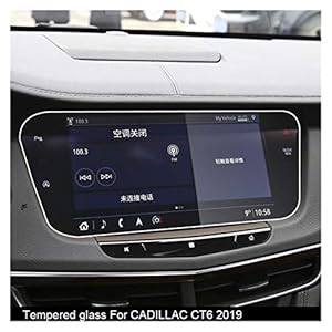 XIAOZHIWEN Auto Navigatie Gehard Glas Scherm GPS Sticker Beschermende Film voor Cadillac CT6 2019 2020 hnxzw