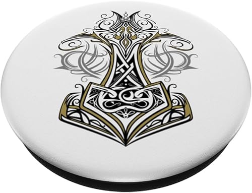 Miniatura 2 de Thor Hammer Mjolnir Viking Symbol of the Thunder-God PopSockets Swappable PopGrip