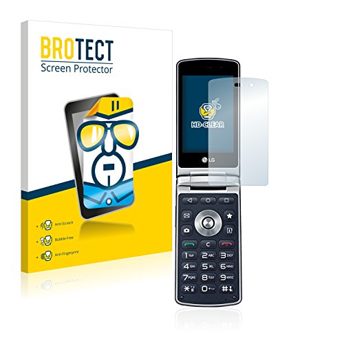 BROTECT Protector Pantalla para LG Wine Smart H410 Protector Transparente (2 Unidades) Anti-Huellas
