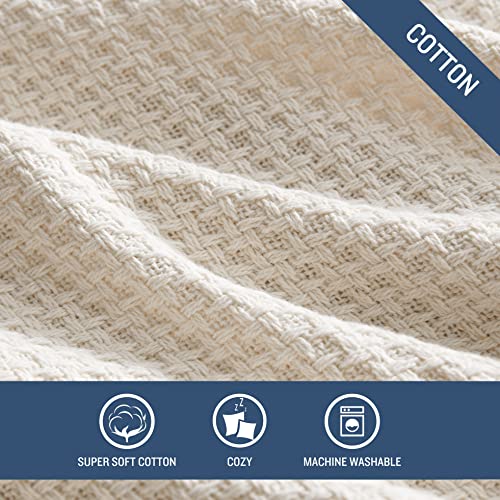 Tommy Bahama Bahama Coast Ecru Cotton Blanket #TOP5