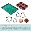 Chicago Metallic 12 Piece Holiday Baking Set, Perfect For Baking Holiday Cookies, Cupcakes, Muffins, and Much More #3