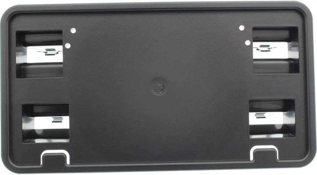 I-Match Auto Parts Front License Plate Frame Bracket Tag Holder Black Textured PP Plastic Finish for 2015-2017 Ford F150 (Non Turbo) FL3Z17A385A FO1068165
