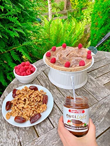 Nutilight Sugar Free Hazelnut Spread With Cocoa,Keto And Diabetic Friendly, Vegan, Kosher, Non-Gmo, 100% Natural, Cholesterol-Free, Gluten-Free, And Soy-Free, 11 Ounces (Pack Of 6) #TOP5