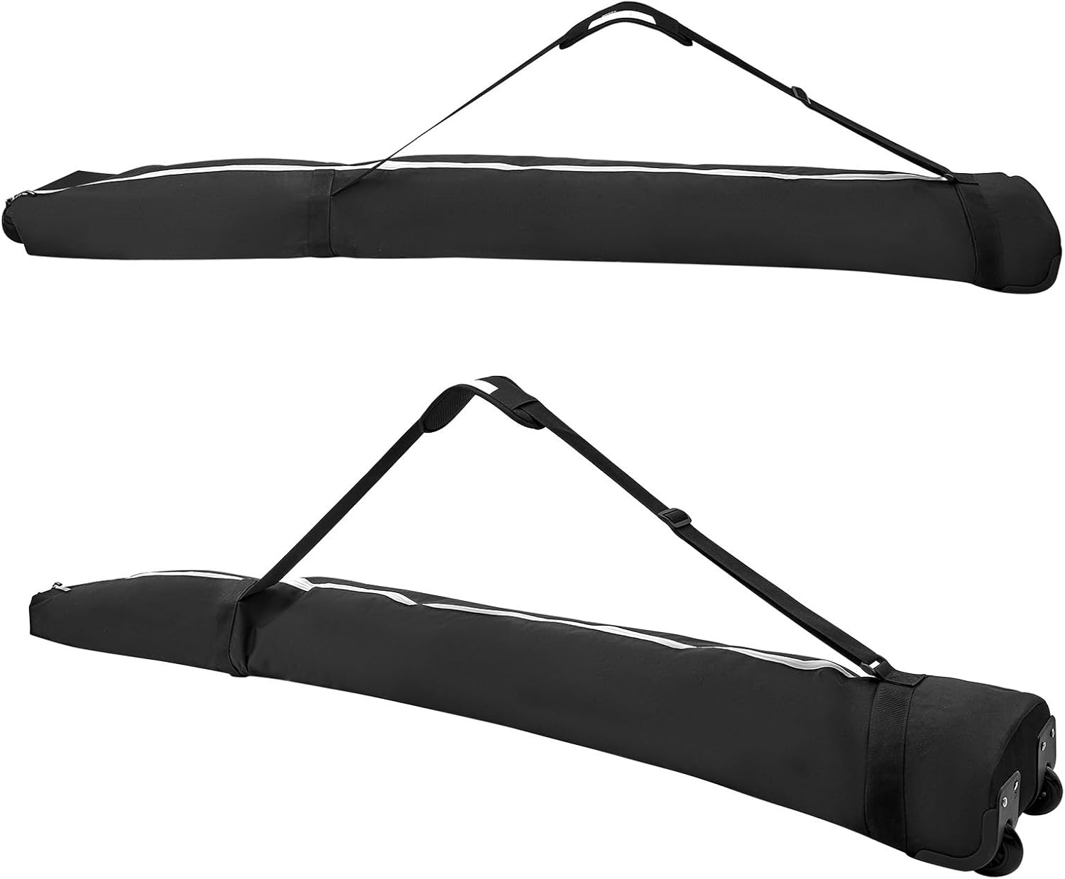 ホイール付きスノーボードバッグ ローリングパッド付きホイール付きスノーボードバッグ&amp;スキーバッグ 防水トラベルバッグ スノー