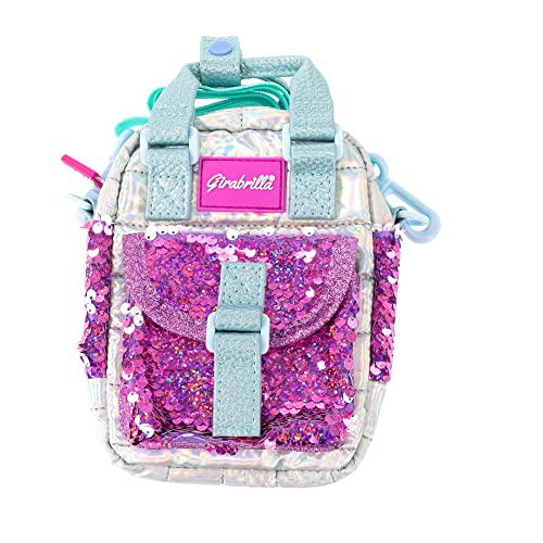 Sac à bandoulière Girabrilla idée cadeau fille anniversaire avec poche paillettes 19006