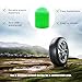 Wevdn 20 PCS Tyre Valve Dust Caps, Plastic Durable Valve Stem Caps with O Rubber Ring, Leak-Proof Air Protection Car Stem Covers, Universal Air Tire Stem Caps for Sedan SUV Bicycle (Green)