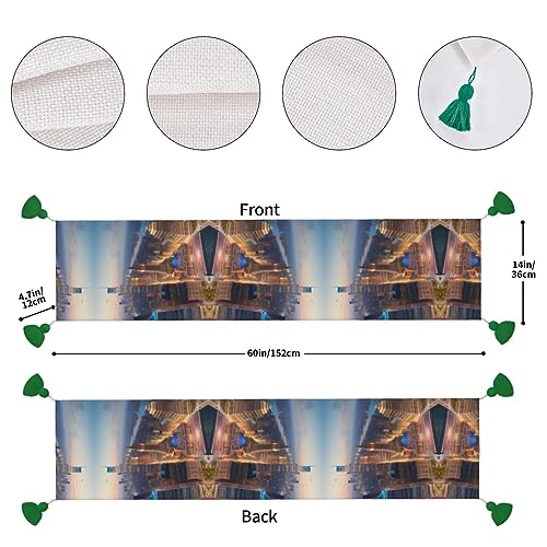 Chemin de table rustique cadeau de Noël idéal pour amateurs de déco