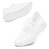 Womens Walking Shoes Ladies Casual Tennis Slip on Sneakers Lightweight Workout Gym Non Slip Work Shoes Nurse Waitress Outdoor Travel Comfy