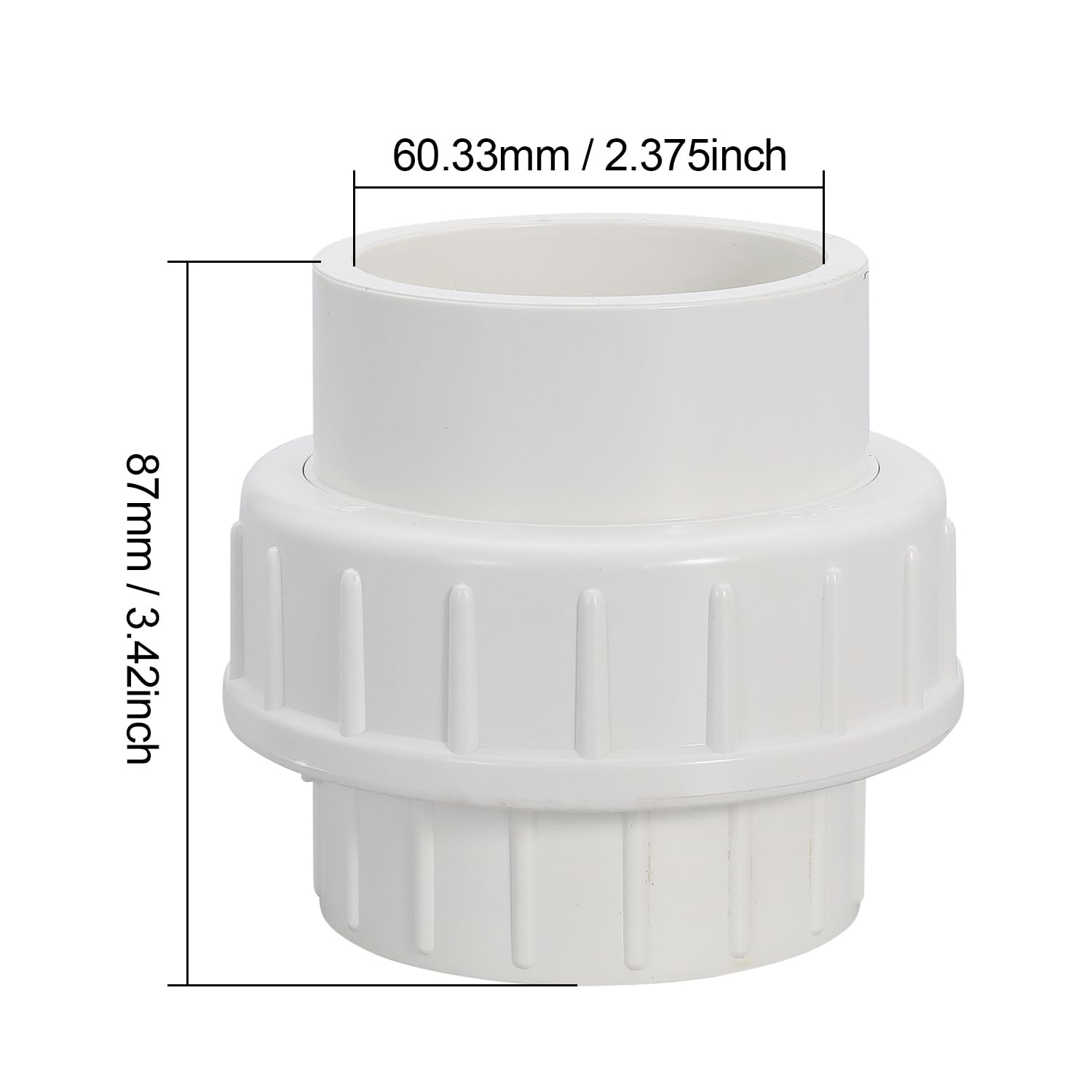 Pvc Union Adapter Pool Union 1 1/2 Inch Rainbow Dream 3/4 Inch PVC Union Pipe Fitting ...