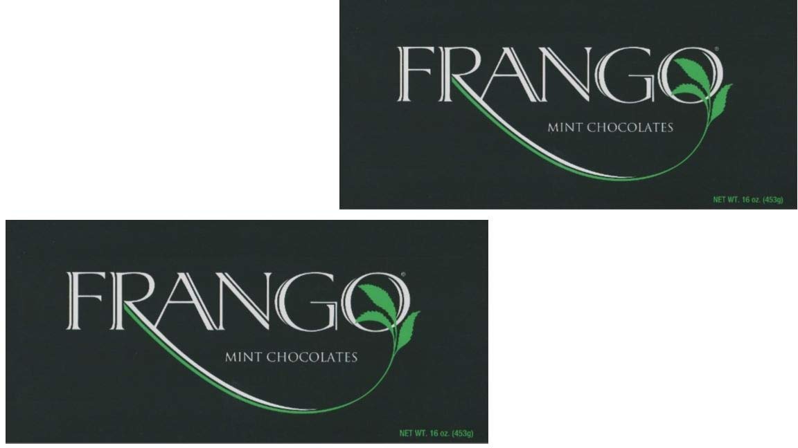 Frango Mint Chocolates - Milk Chocolate - 1 lb Box (1 lb Box pack of 2)