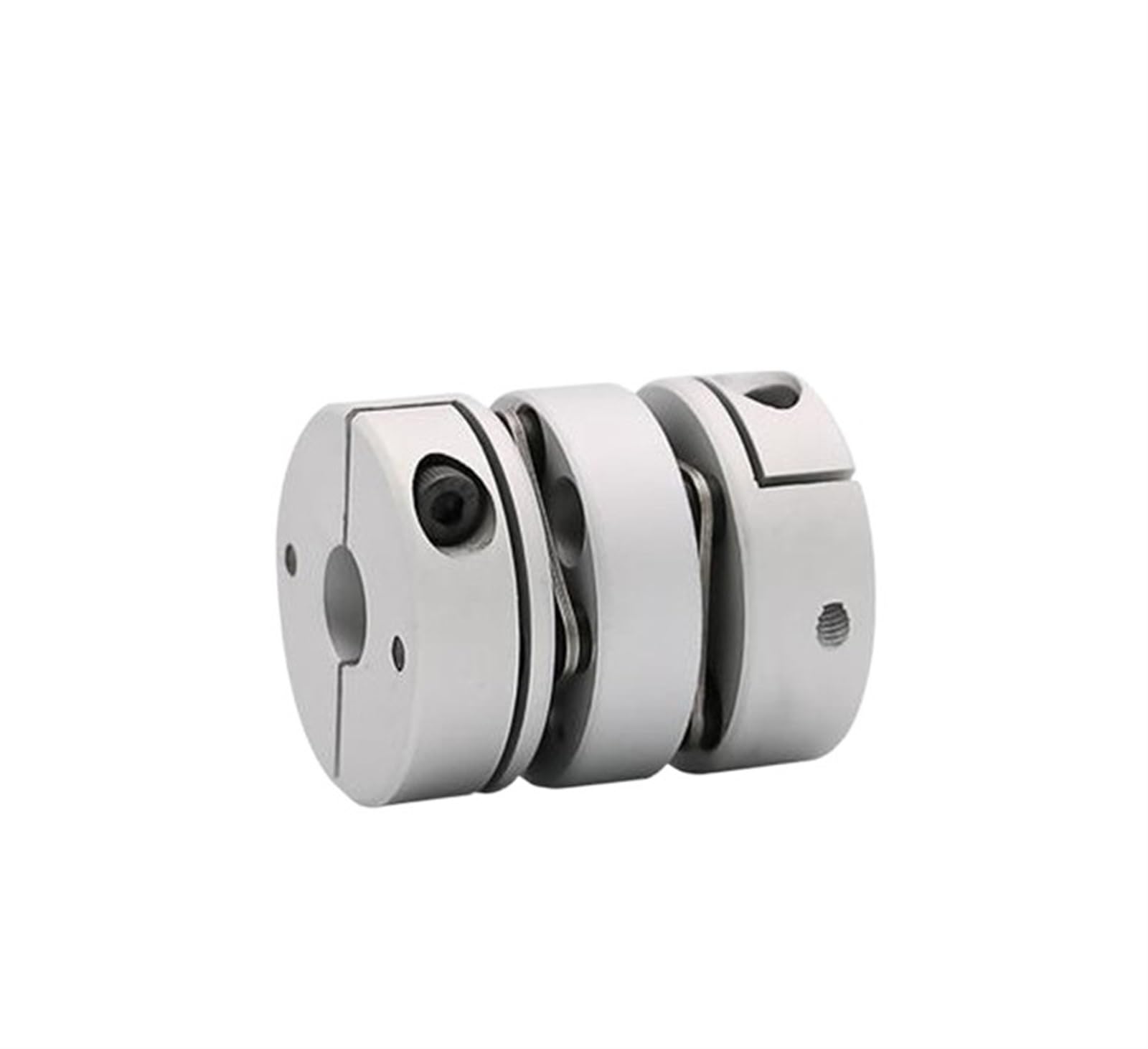 Rigid coupling,Stainless steel rigid coupling 1pcs D35L45 Aluminum Alloy Double Diaphragm Top Wire Shaft Couplings(6-8)