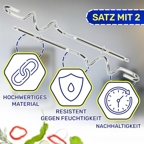 Satz mit 2 Stück Knethaken Handmixer mit dem Originalcode KW717422 für Kenwood HMP30 - Garantie 10 Jahre - MONTERAL