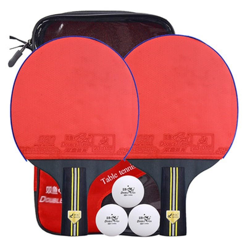 JITEM Ping Pong Paddles,Table Tennis Paddles,Table Tennis Bats and Balls, 2 Pcs Table Tennis Racket with 3 Table Tennis Balls and 1 Carrying Case, Ping Pong Bats for Beginners