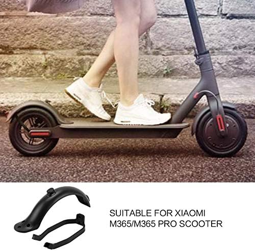OUXI 2 Pieces Rear Fender Mudguard Bracket for Mi Xiaomi M365/ M365 Pro Electric Scooter Mudguard Scooter Replacement Accessory with Screws and Screw Caps (Black)