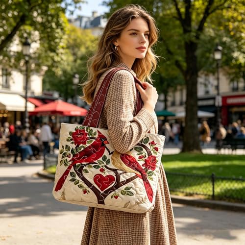 Sac de sport matelassé grand format rouge multi-compartiment - 2