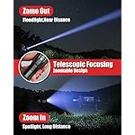 Victoper LED Flashlight 2 Pack, Bright 3500 Lumens Tactical Torch High Lumens with 5 Modes, Waterproof Zoomable Flash Light for Outdoor, Gifts for Camping Essentials Gear - Image 3