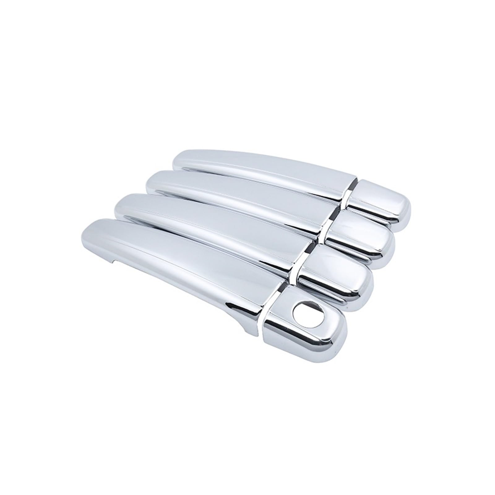 Drezzo Car Exterior Door Handle Chrome Car Door Handles Cover Trim for Citroen C3 MK1 2002-2009(2)