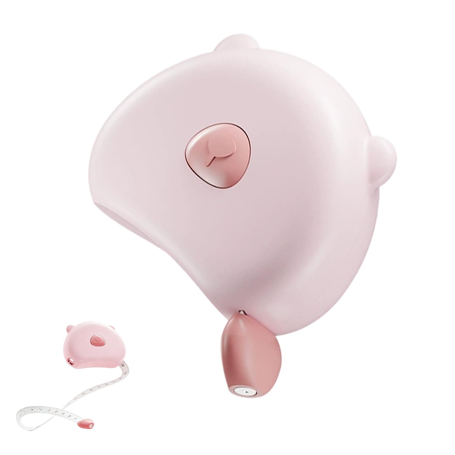 Cinta Métrica Corporal 150cm, Metro Costura Flexible para Medir Cuerpo, Cintura y Busto, Cinta Métrica de Costura Profesional para Sastre y Modista, Color Rosa Melocotón, 1 Unidad