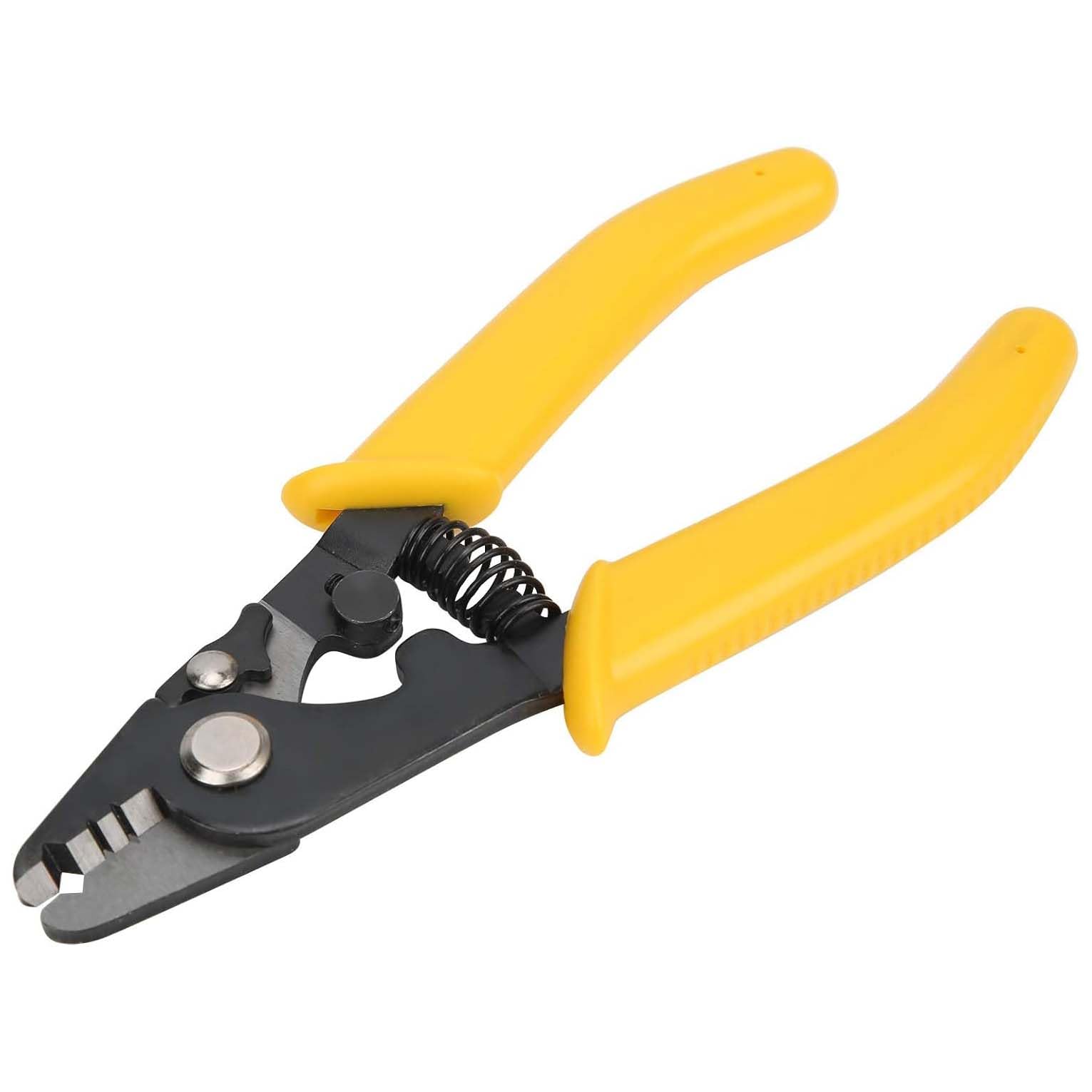 UPTODATETOOLS Fiber Optic Pliers Fiber Wire Strippers High Hardness 3 Holes Optical Fiber Stripping Pliers Tool (B0D56YG2H3) Amazon Price History, Amazon Price Tracker