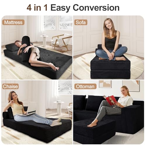 Nigoone Plush Folding Sofa Bed の商品画像 2