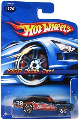 #2006-176 1968 Dodge Dart Ruedas de 10 radios Coche coleccionista coleccionable Mattel Hot Wheels escala 164 por Hot Wheels
